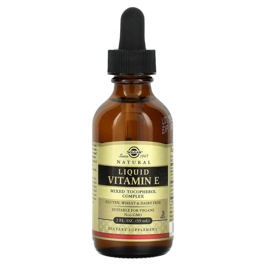 Solgar, Liquid Vitamin E, 2 fl oz (59 ml) - Image 1