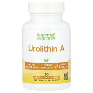 Urolithin A Supplement by Super Nutrition - 60 Veggie Capsules