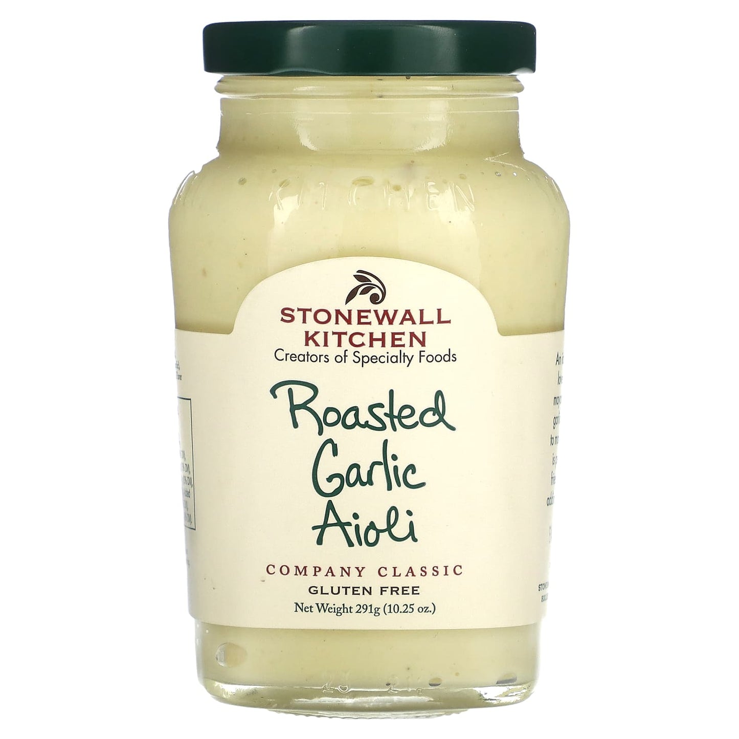 Stonewall Kitchen, Roasted Garlic Aioli , 10.25 oz (291 ml) - Image 1