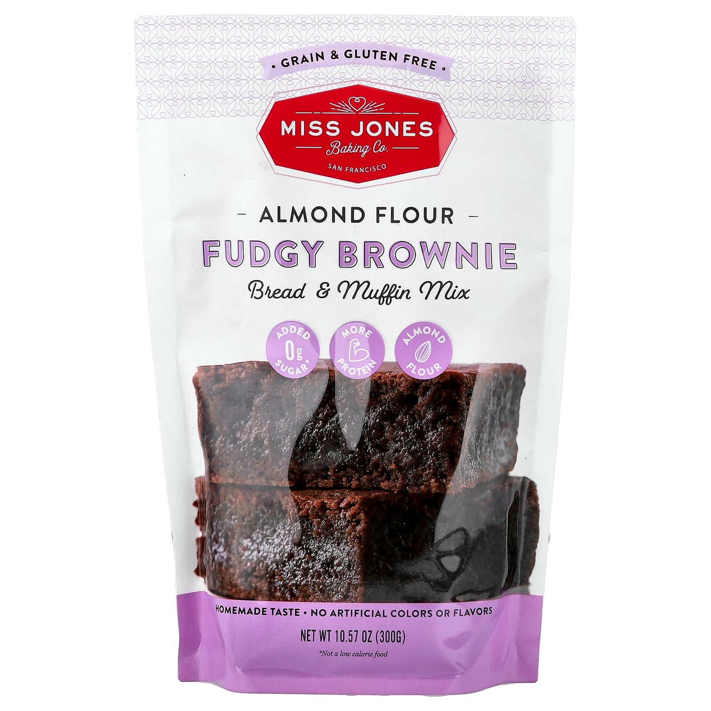 Miss Jones Baking Co, Bread & Muffin Mix, Fudgy Brownie, 10.57 oz (300 g) - Image 1