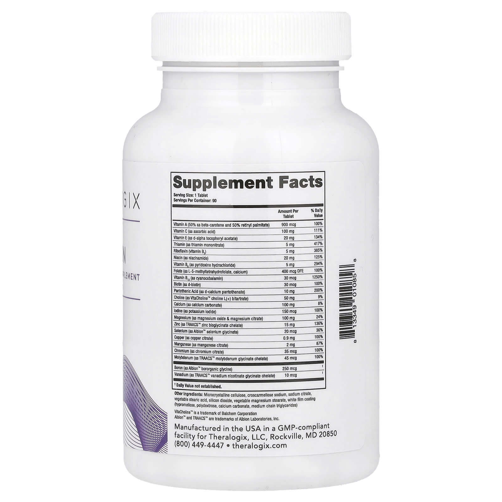 Theralogix, Companion, 90 Tablets - Image 2