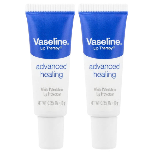 Vaseline, Lip Therapy®, Advanced Healing, 2 Tubes, 0.35 oz (10 g) Each - Image 1