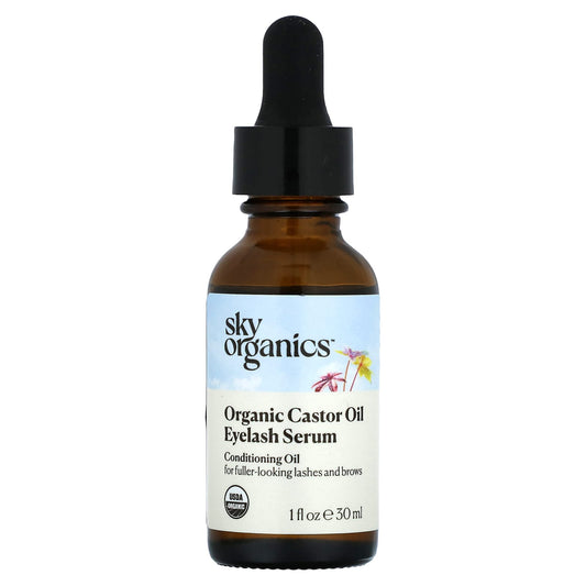 Sky Organics, Organic Castor Oil Eyelash Serum, 1 fl oz (30 ml) - Image 1