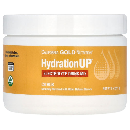 Electrolyte Drink Mix for Hydration and Energy with Vitamins and Minerals by California Gold Nutrition - Image 1