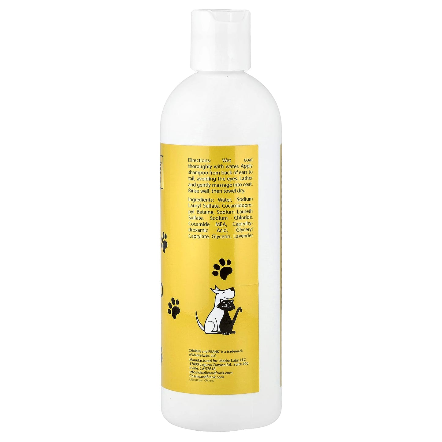 Lavender Pet Shampoo for Cats &amp; Dogs - Gentle, Non-Toxic, 16 fl oz - Image 2