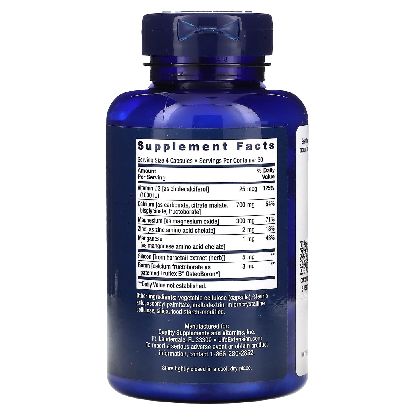 Life Extension, Bone Restore, 120 Capsules - Image 2