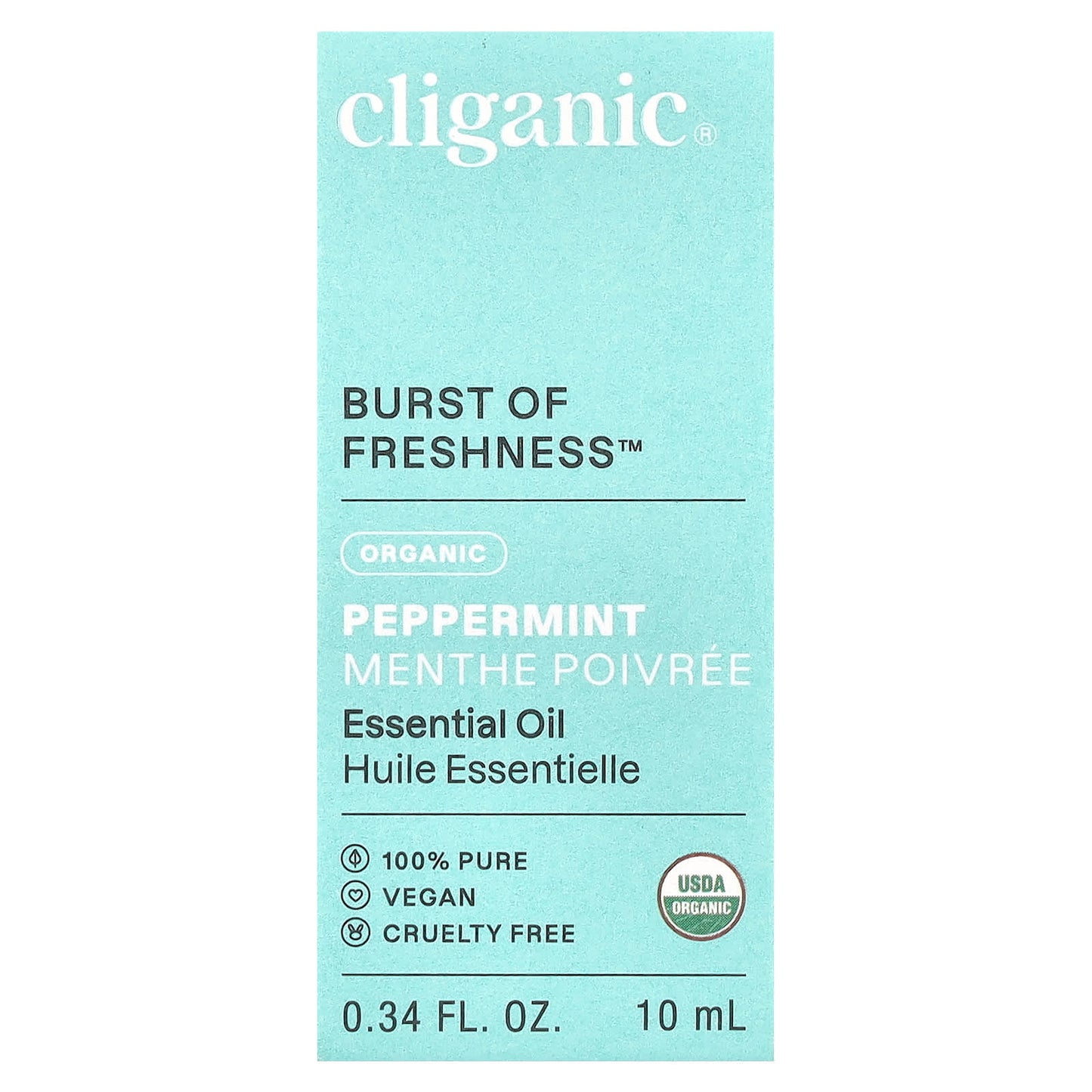 Cliganic USDA Organic Peppermint Essential Oil, 100% Pure & Vegan - Image 2