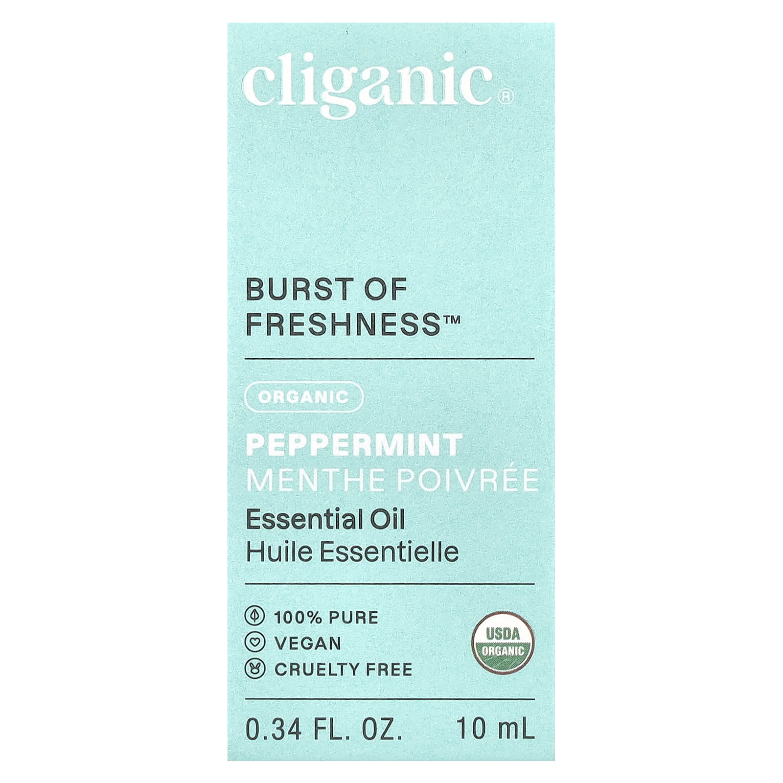 Cliganic USDA Organic Peppermint Essential Oil, 100% Pure & Vegan - Image 2