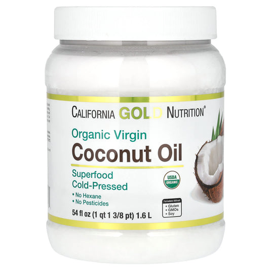 Cold Pressed Organic Virgin Coconut Oil for Cooking & Skin Care - Image 1