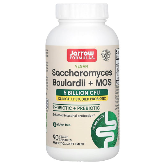 Jarrow Formulas Vegan Saccharomyces Boulardii Probiotic Supplement, 5 Billion CFU - Image 1