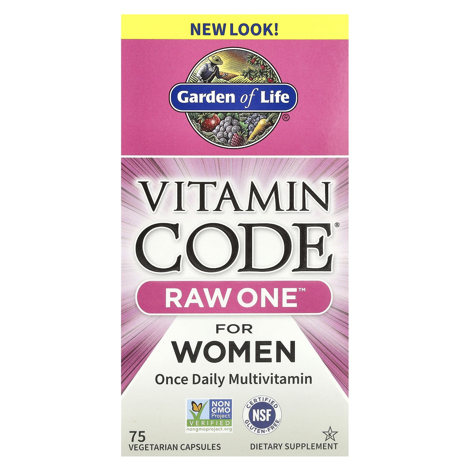 Whole Food Nutrition for Women: Garden of Life RAW One Daily Multivitamin - Image 1