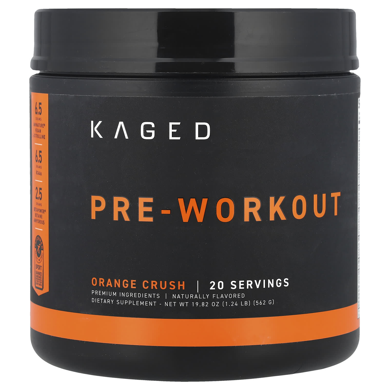 Unlock Your Potential with Kaged Pre-Workout - Orange Crush - Image 1