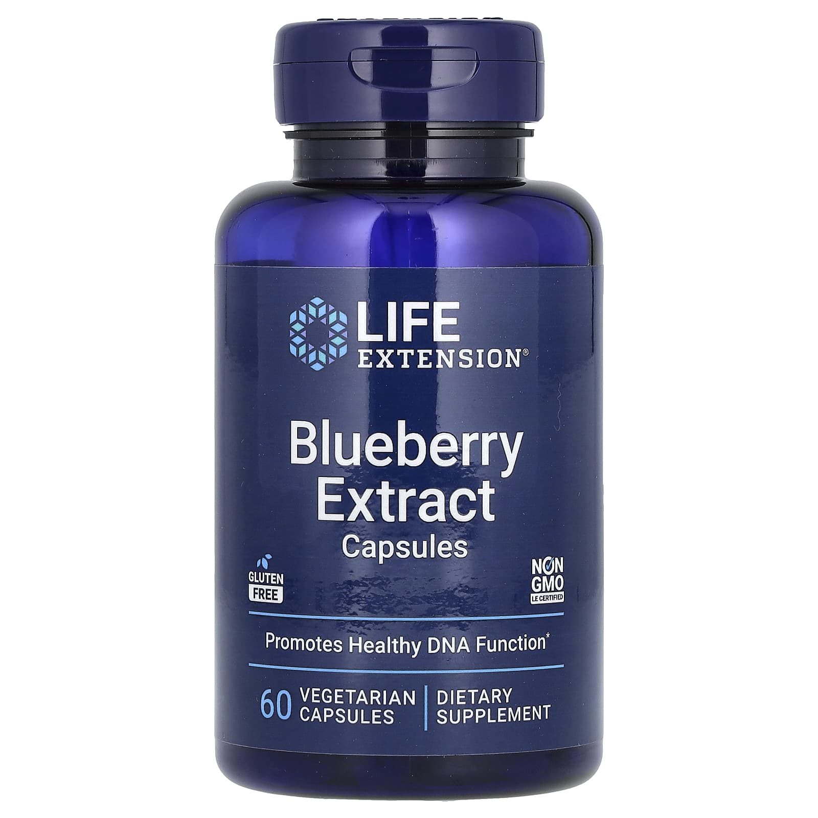 Life Extension, Blueberry Extract Capsules, 60 Vegetarian Capsules - Image 1