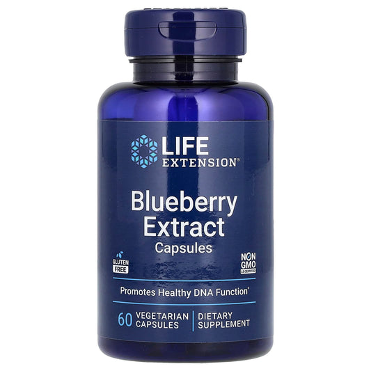 Life Extension, Blueberry Extract Capsules, 60 Vegetarian Capsules - Image 1