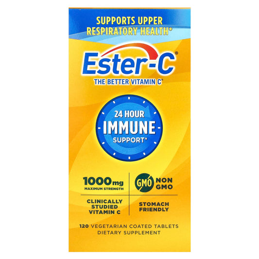 Nature's Bounty, Ester-C®, Maximum Strength, 1,000 mg, 120 Vegetarian Coated Tablets - Image 1