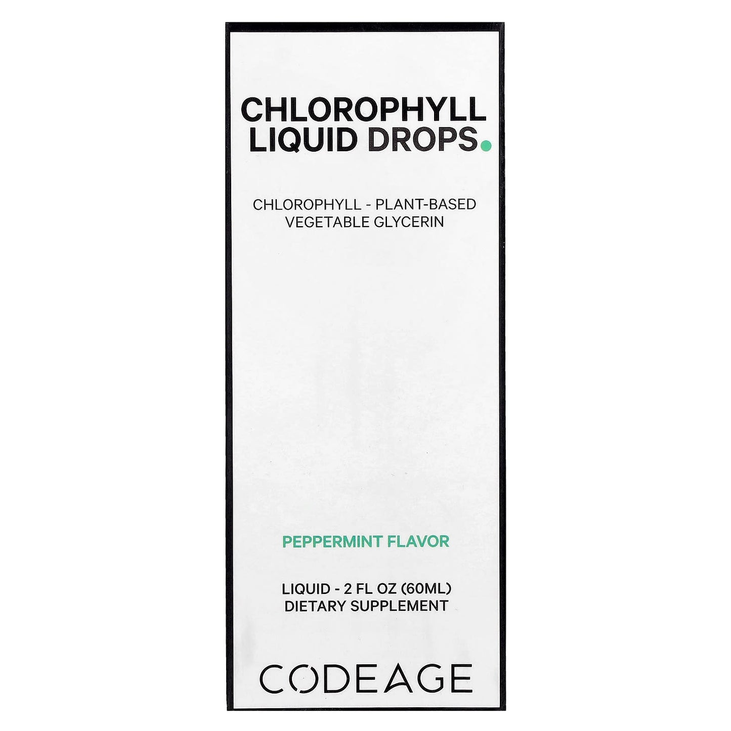 Chlorophyll Liquid Drops with Peppermint for Vegan Wellness - Image 1