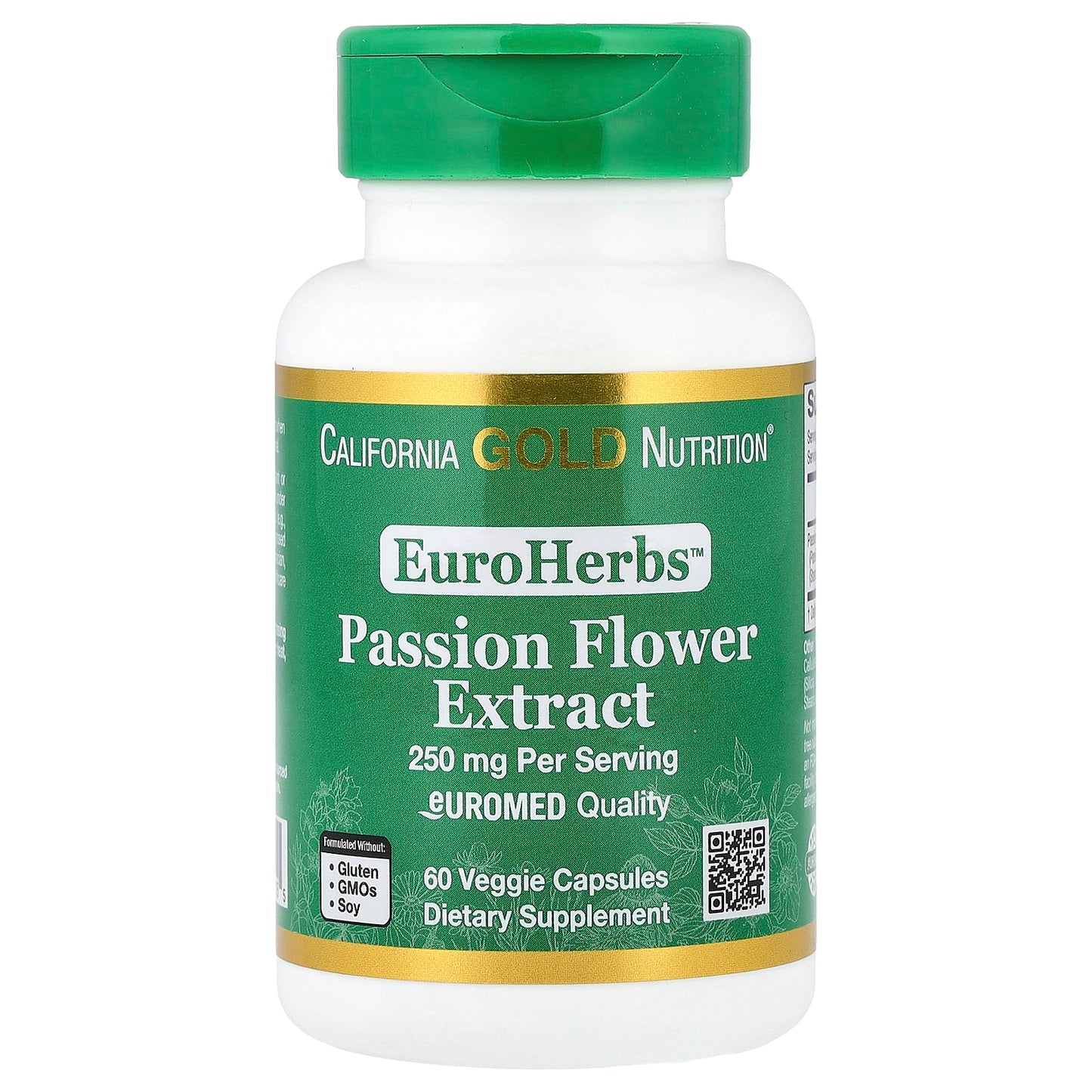 California Gold Nutrition Passion Flower Extract for Relaxation - Image 1