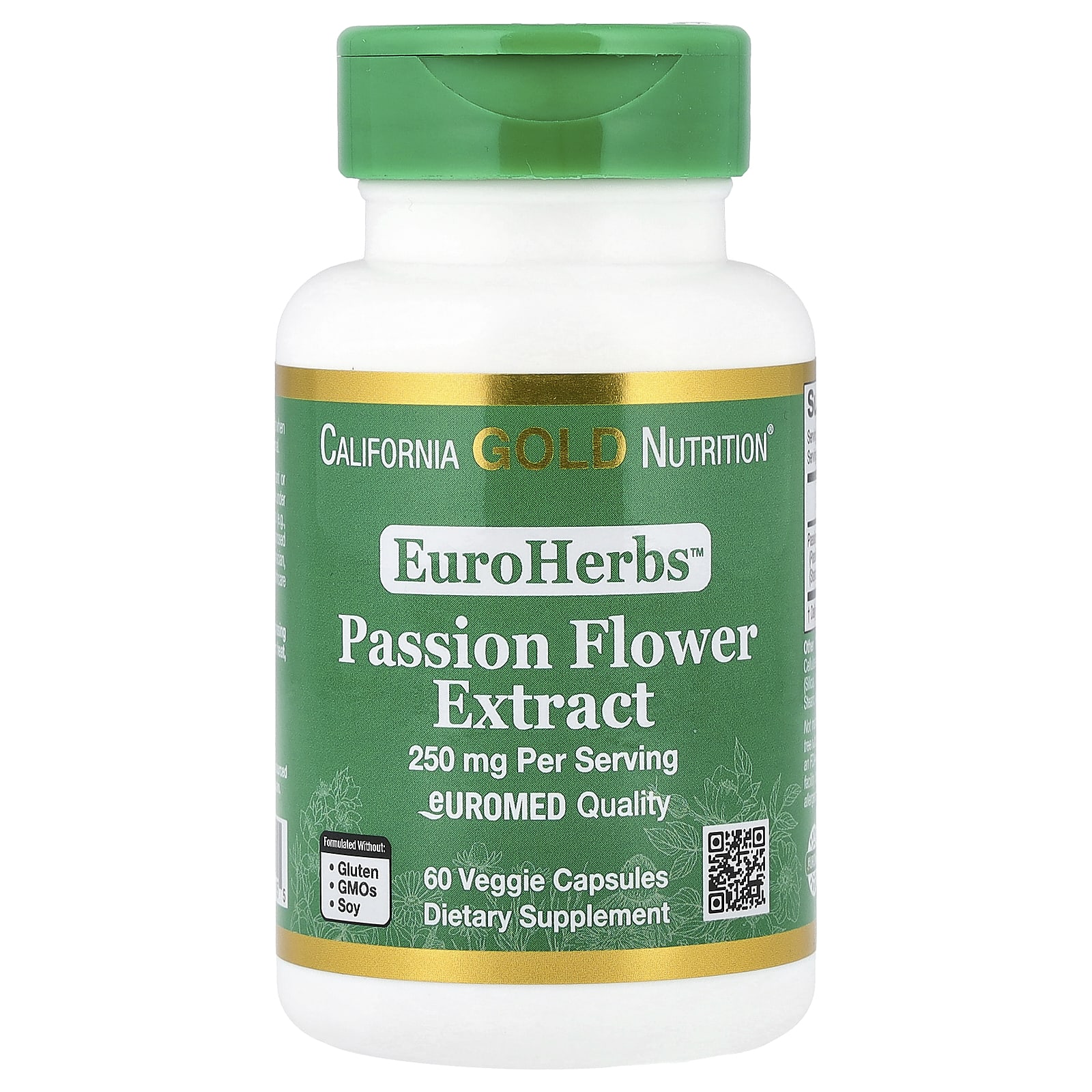 California Gold Nutrition Passion Flower Extract for Relaxation - Image 1