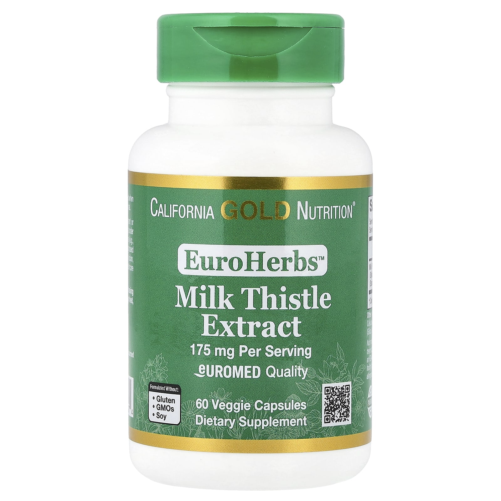Milk Thistle Extract for Liver Health - 175mg, 60 Capsules - Image 1