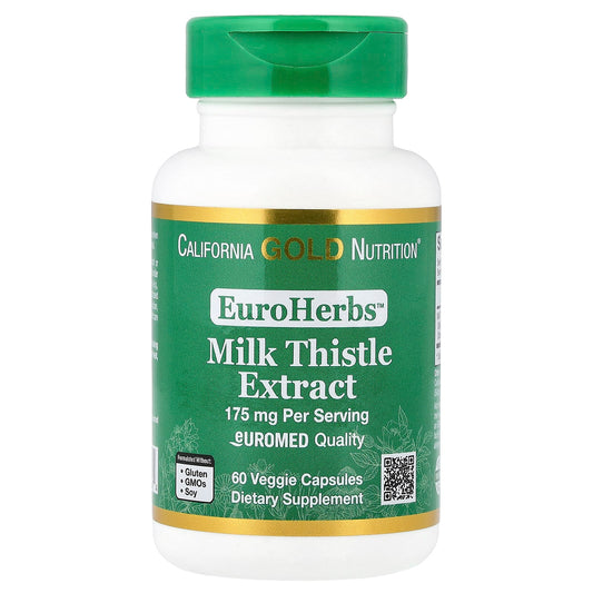 Milk Thistle Extract for Liver Health - 175mg, 60 Capsules - Image 1