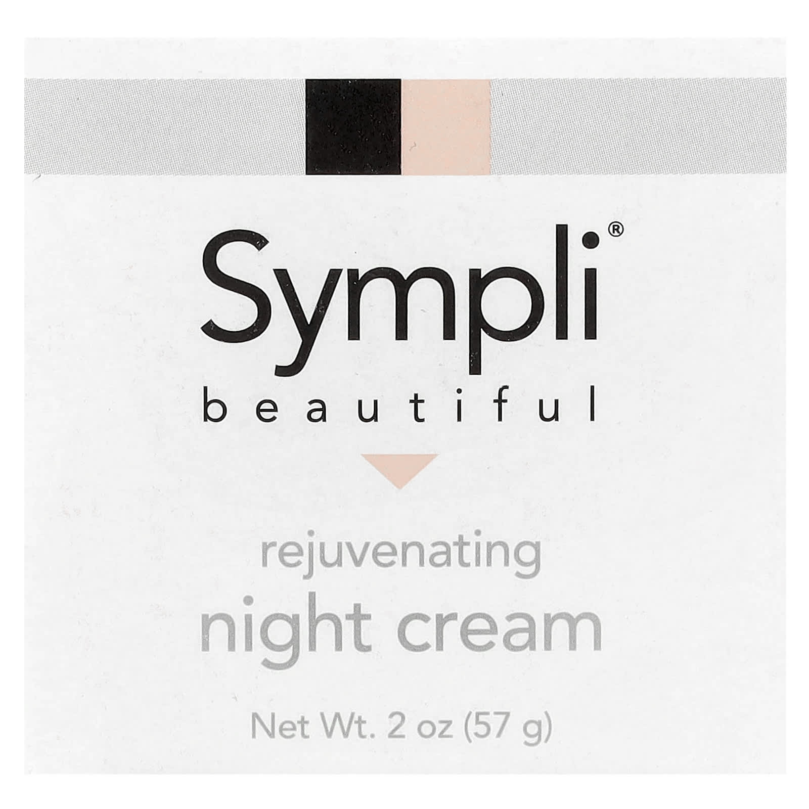 Sympli Beautiful Rejuvenating Night Cream, 2 oz (57g) - Moisturizing Overnight Cream - Image 2
