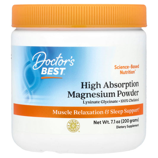 Doctor's Best High Absorption Magnesium Powder, 7.1 oz (200g) - Image 1