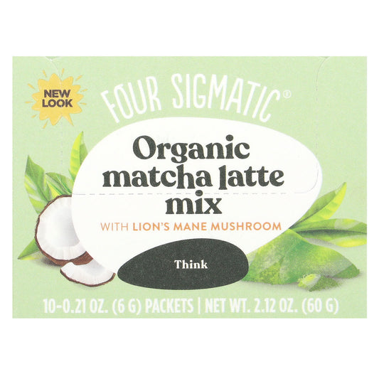 Unlock Focused Energy with USDA Organic Matcha Latte Mix by Four Sigmatic - Image 1