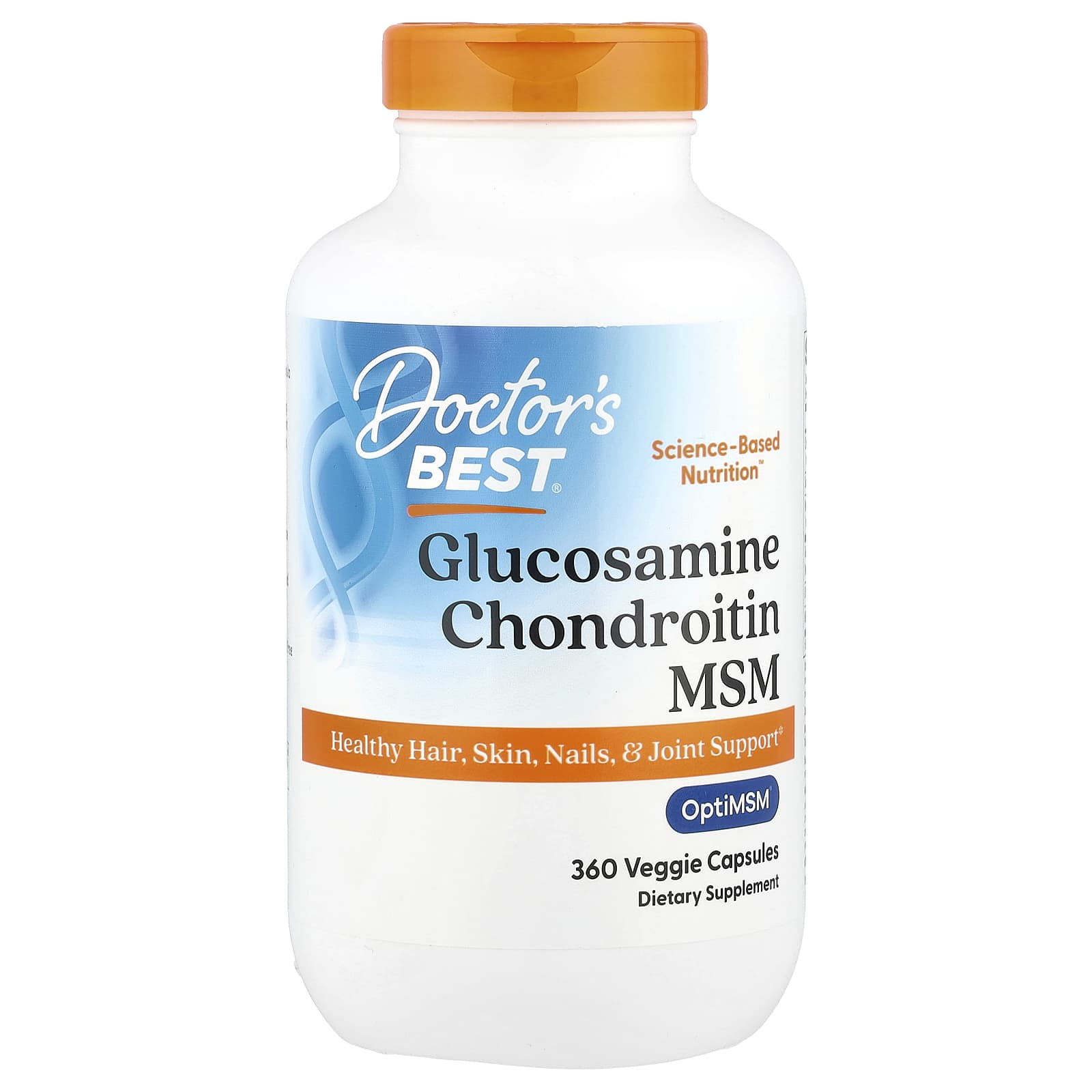 Doctor's Best Glucosamine Chondroitin MSM for Joint Health & Beauty - Image 1