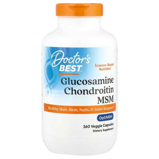 Doctor's Best Glucosamine Chondroitin MSM for Joint Health & Beauty - Image 1