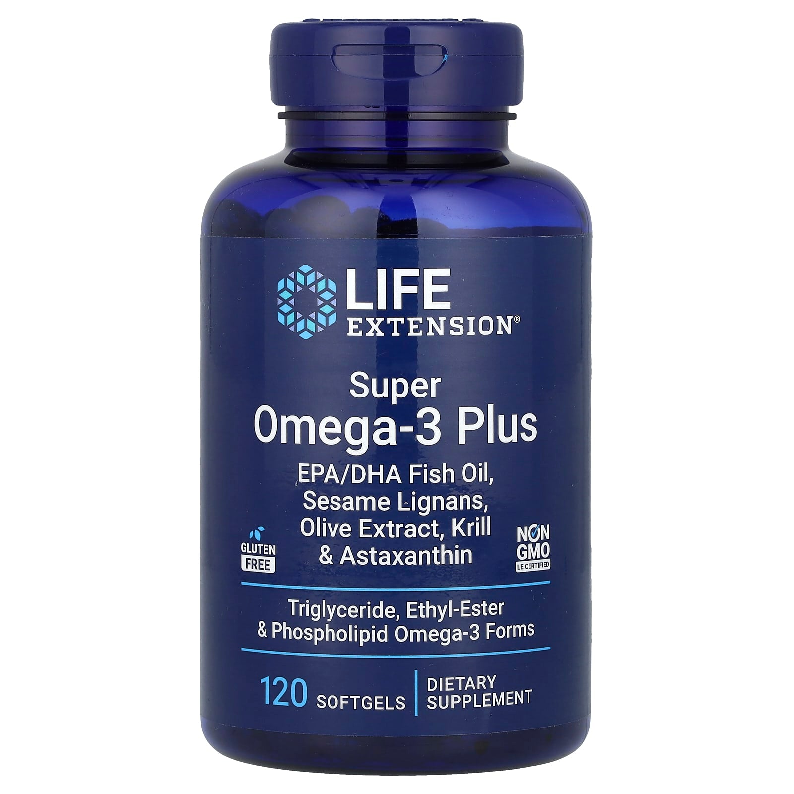 Life Extension, Super Omega-3 Plus, 120 Softgels - Image 1