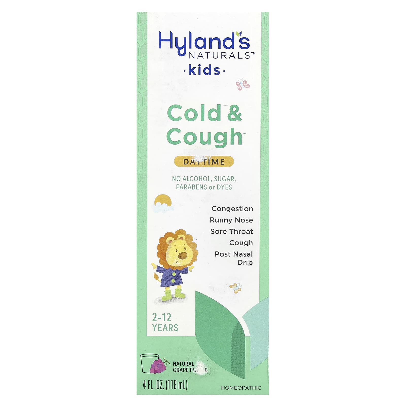 Natural Cold & Cough Relief for Kids - Hyland's Grape Flavor - Image 1