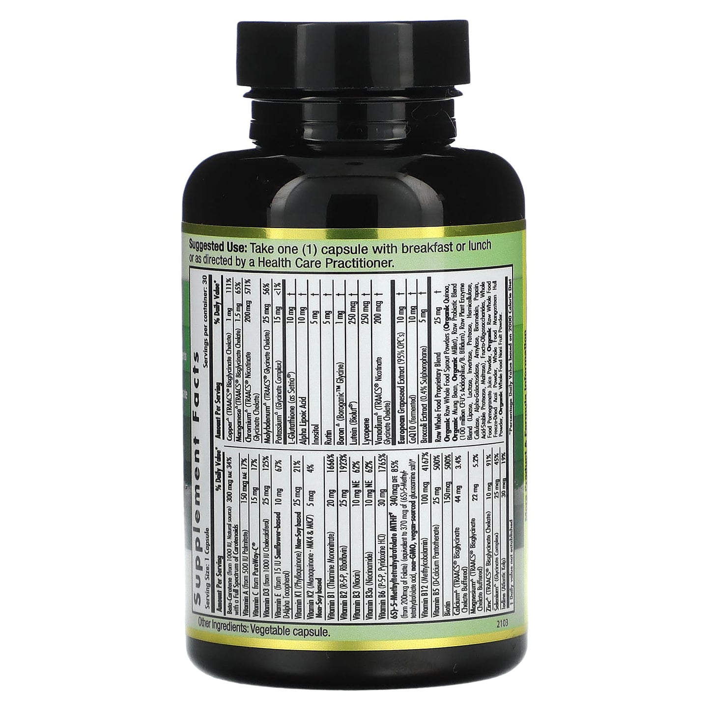 Emerald Laboratories CoEnzymated Women's 45+ Daily Multivitamin 30 Caps - Image 2
