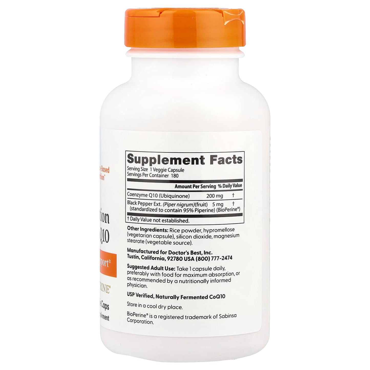 Doctor's Best High Absorption CoQ10 200 mg for Energy and Heart Health - Image 2