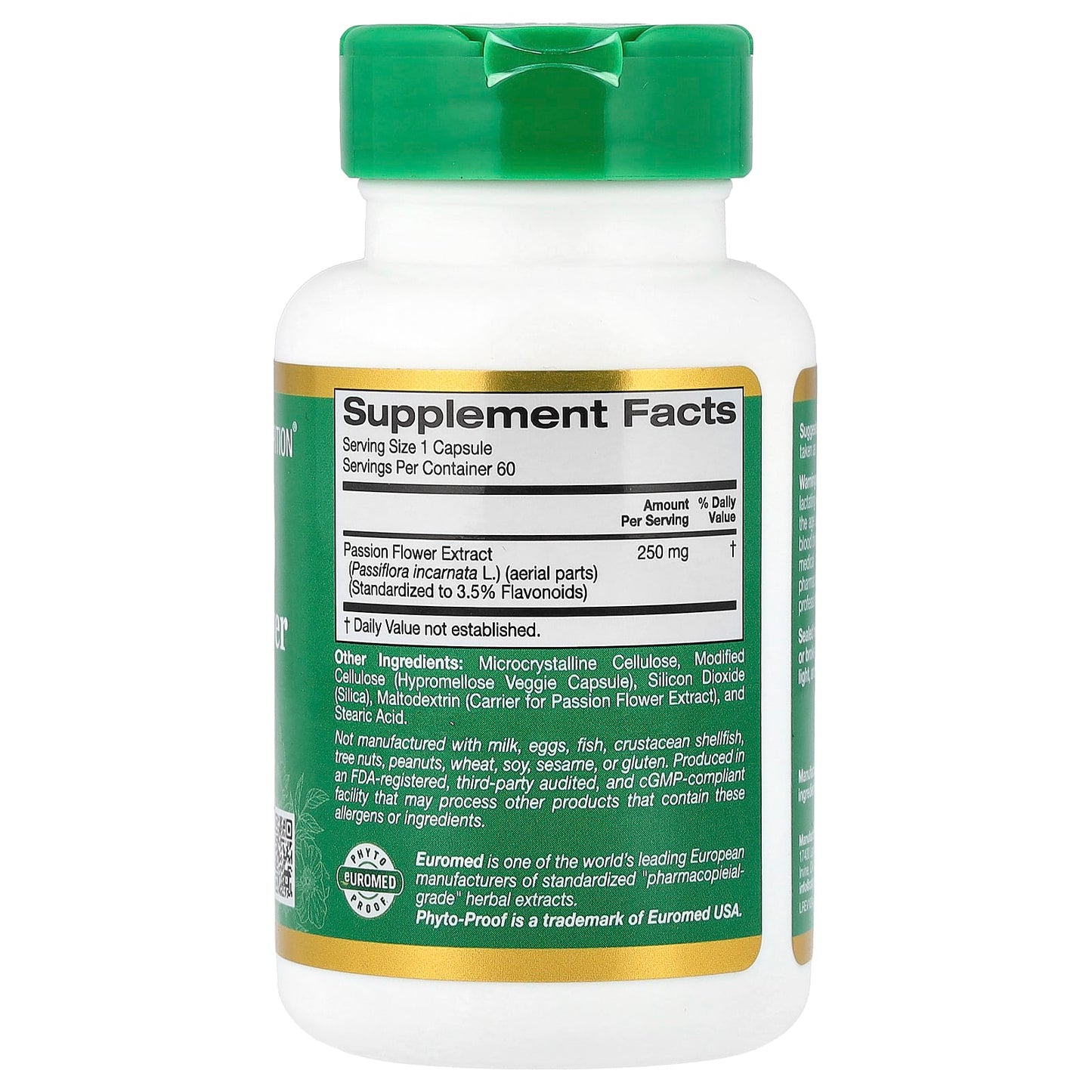 California Gold Nutrition Passion Flower Extract for Relaxation - Image 2