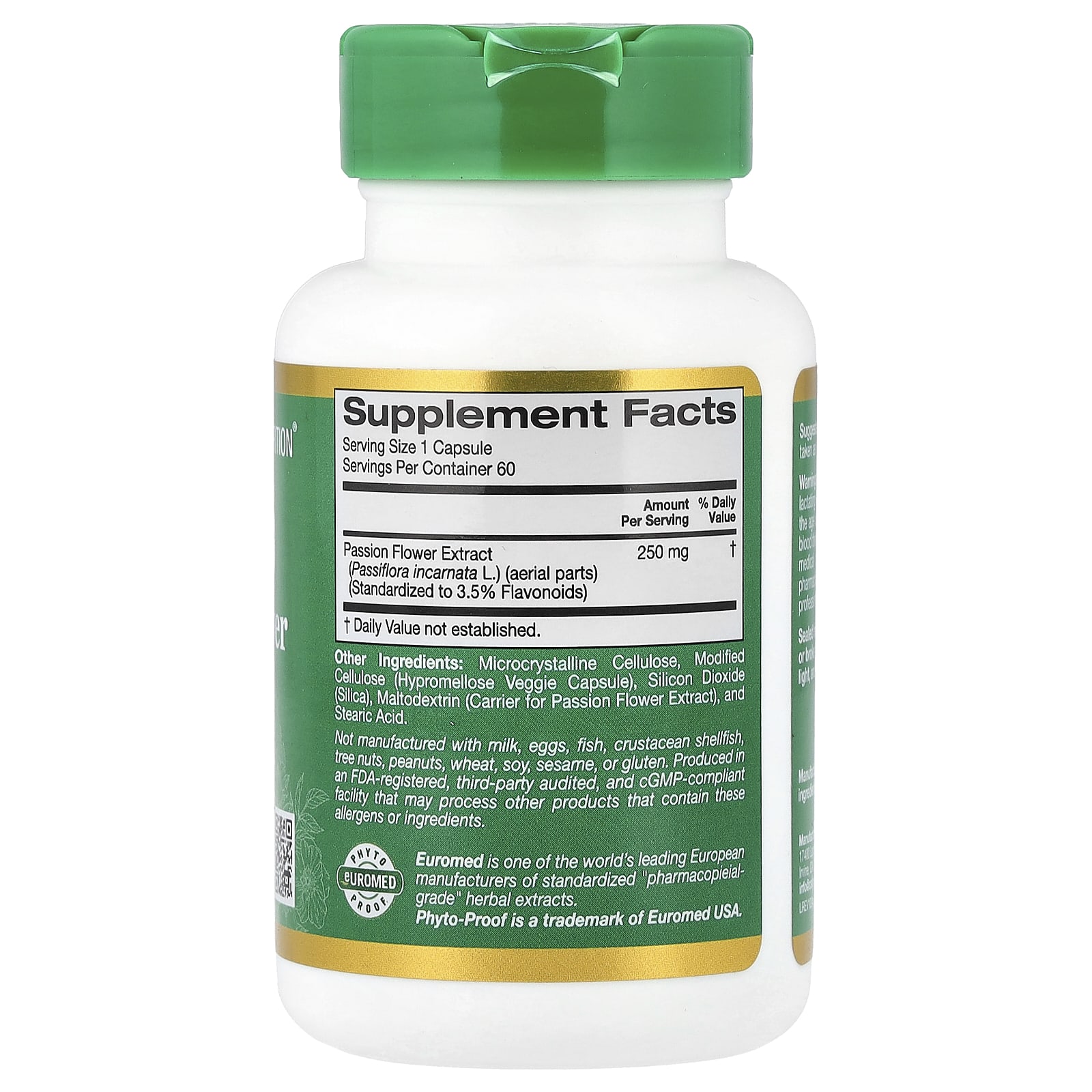 California Gold Nutrition Passion Flower Extract for Relaxation - Image 2