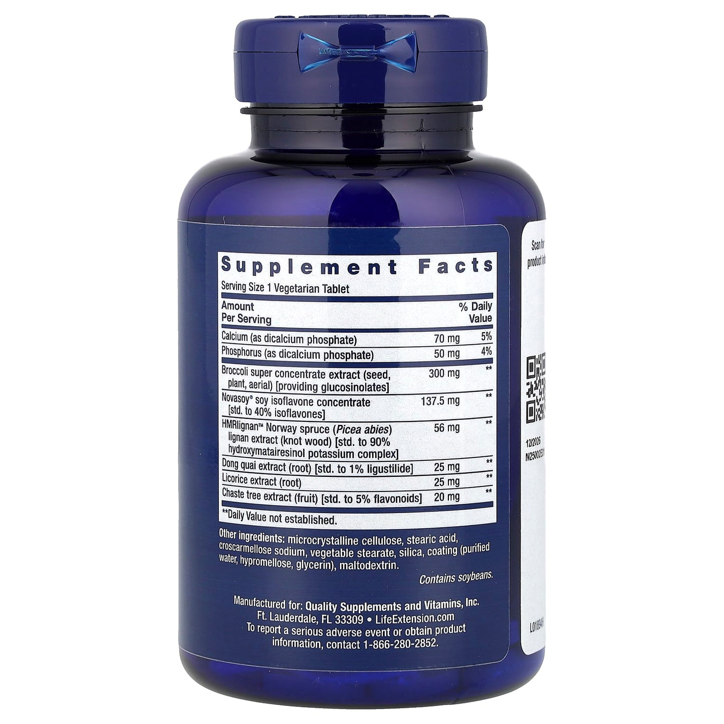 Life Extension, Estrogen for Women, 30 Vegetarian Tablets