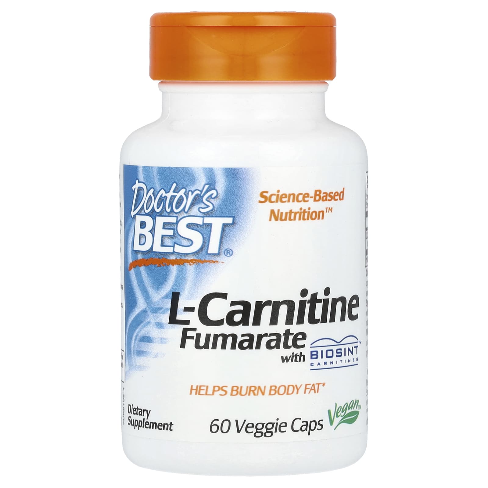 Doctor's Best L-Carnitine Fumarate for Weight Loss & Exercise Recovery - Image 1