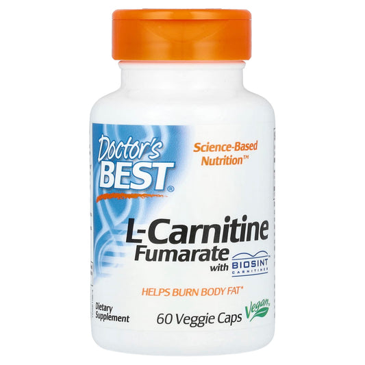 Doctor's Best L-Carnitine Fumarate for Weight Loss & Exercise Recovery - Image 1