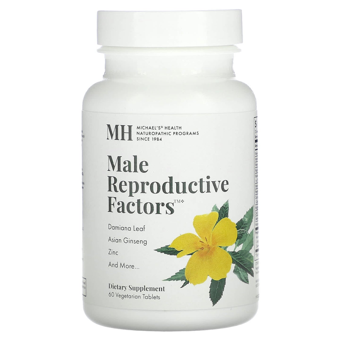 Michael's Health, Male Reproductive Factors, 60 Vegetarian Tablets - Image 1