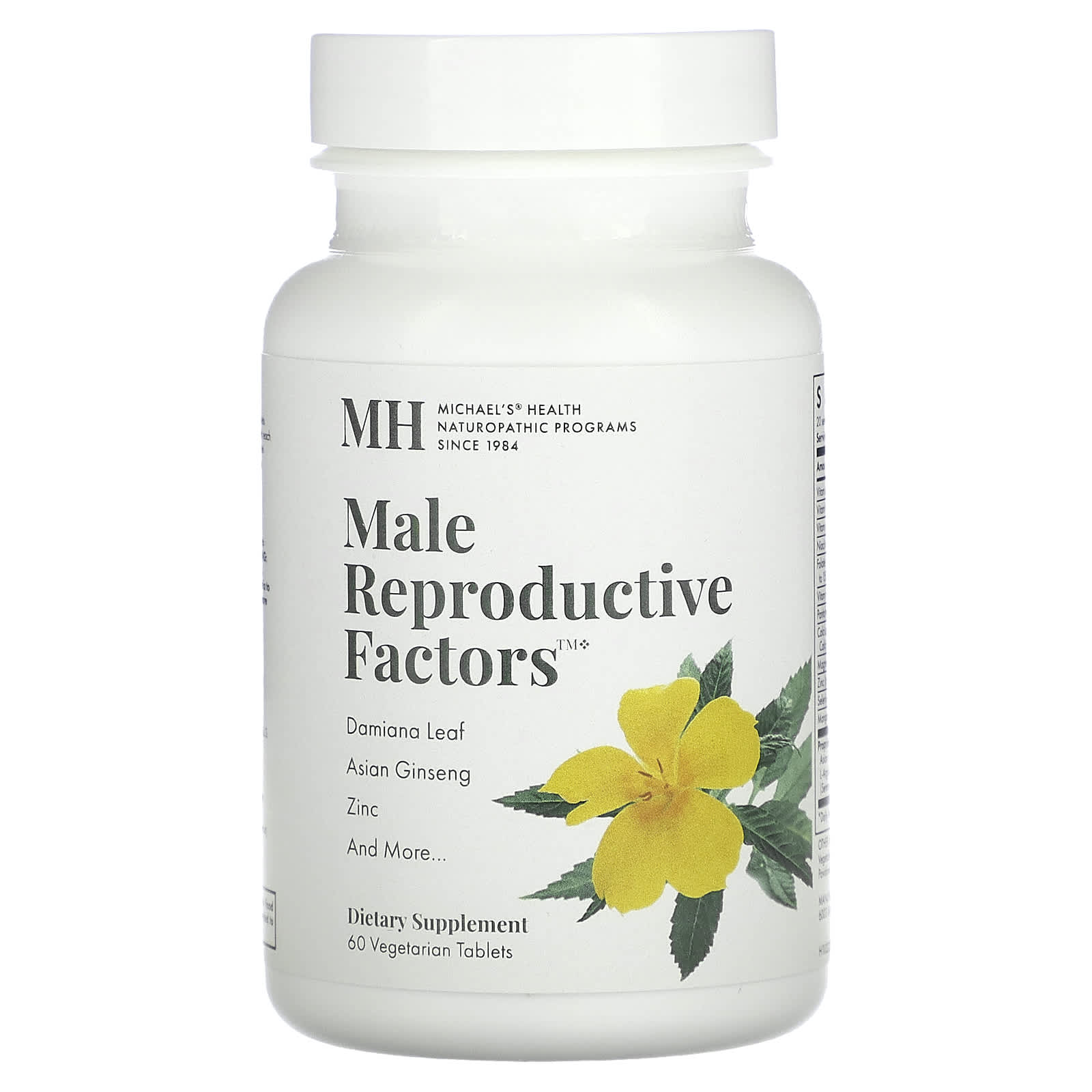 Michael's Health, Male Reproductive Factors, 60 Vegetarian Tablets - Image 1