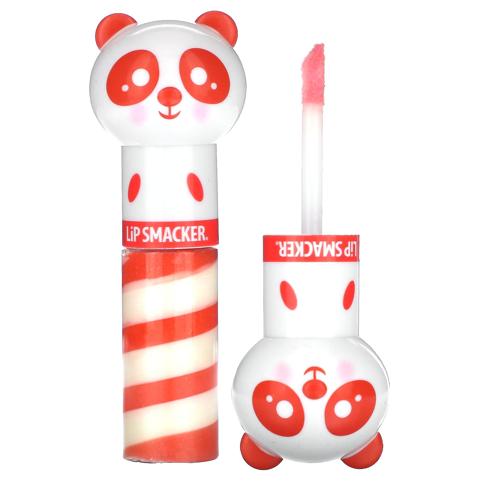 Lip Smacker, Lippy Pals Gloss, Panda, Paws-itively Peach-y, 0.28 fl oz  (8.4 ml) - Image 1