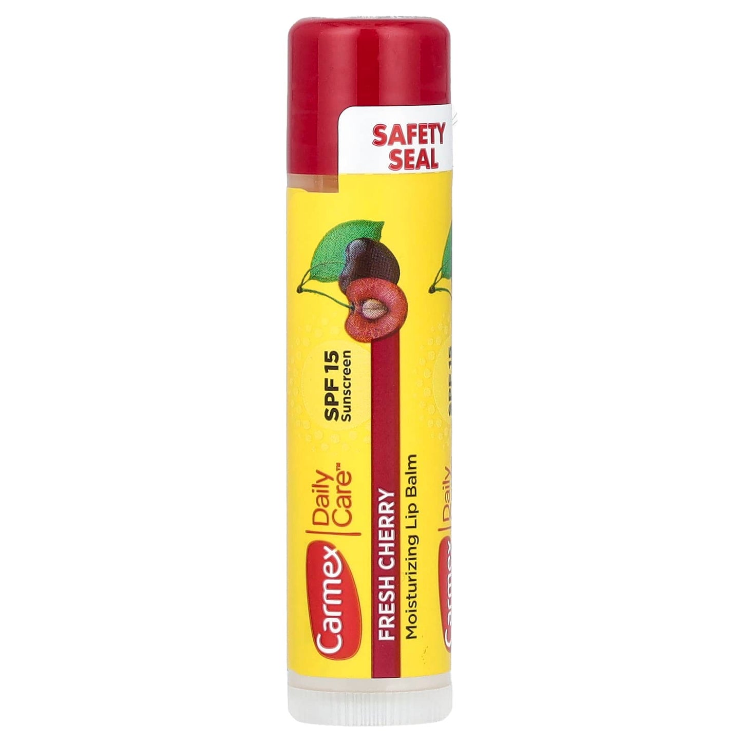 Carmex Moisturizing Lip Balm with SPF 15, Fresh Cherry - 0.15 oz - Image 1