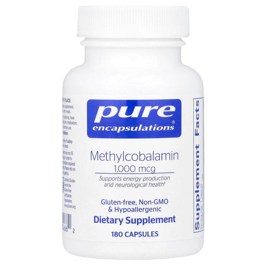 Pure Encapsulations, Methylcobalamin, 1,000 mcg, 180 Capsules - Image 1