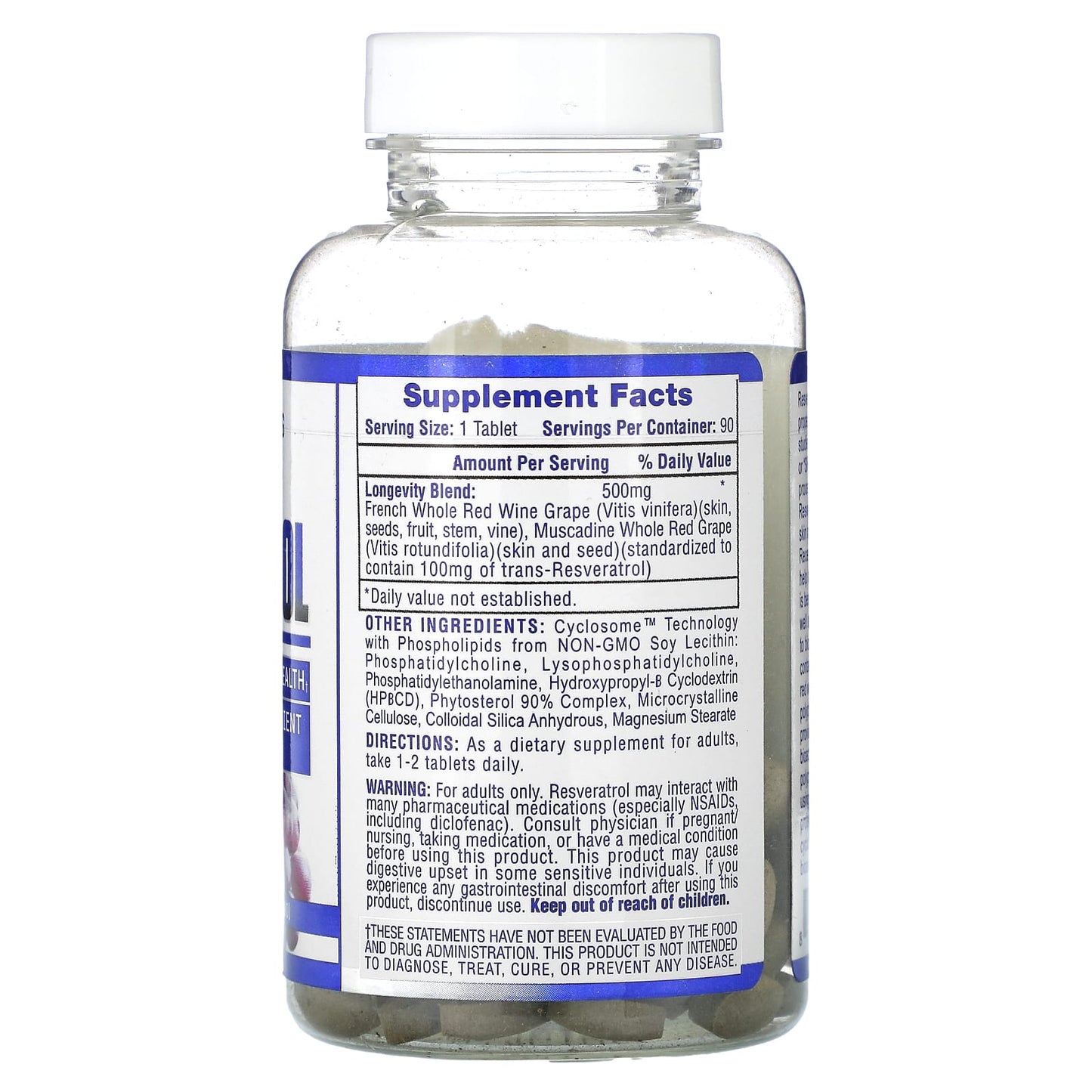 Resveratrol 500mg - Longevity Gene Activator for Healthy Aging - Image 2