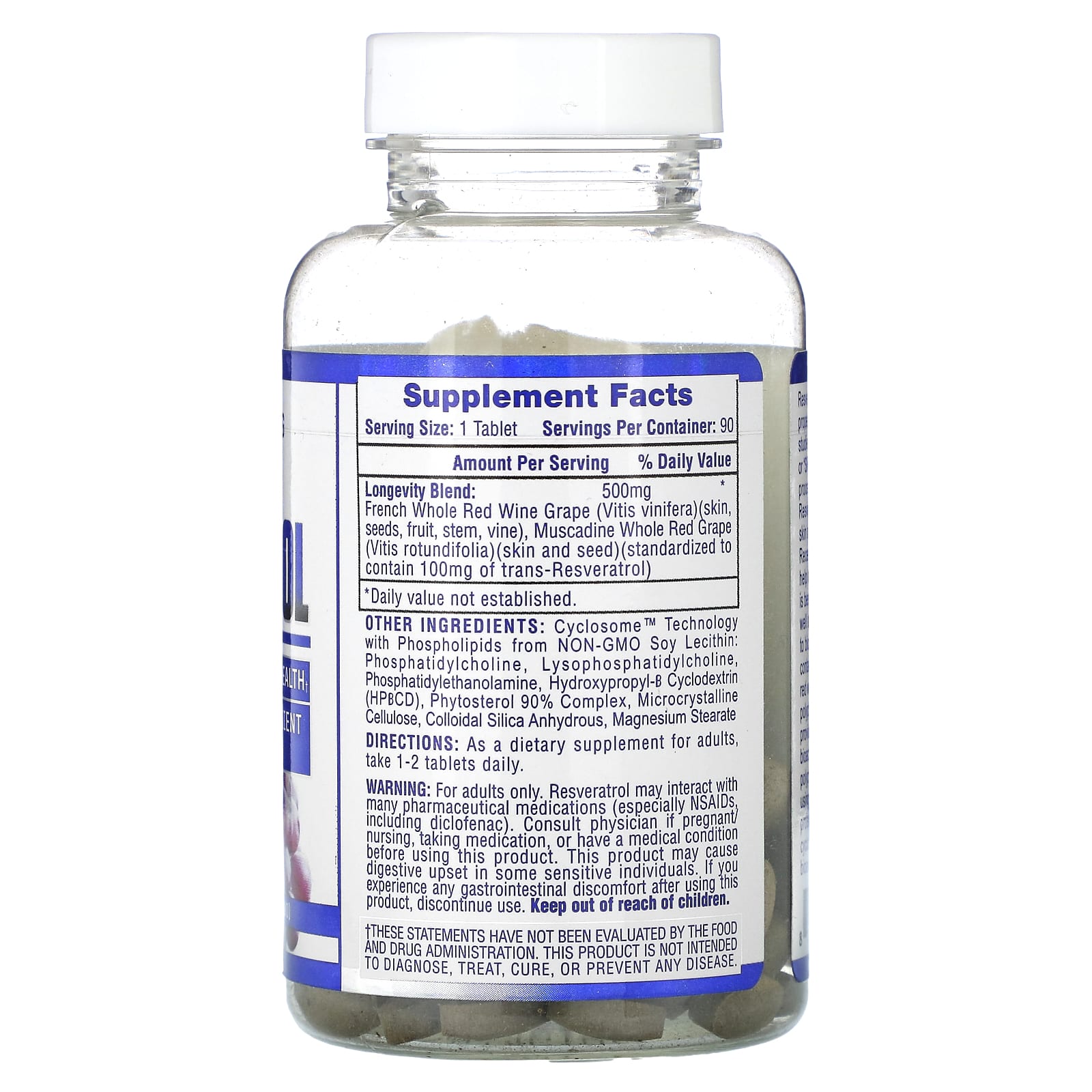 Resveratrol 500mg - Longevity Gene Activator for Healthy Aging - Image 2