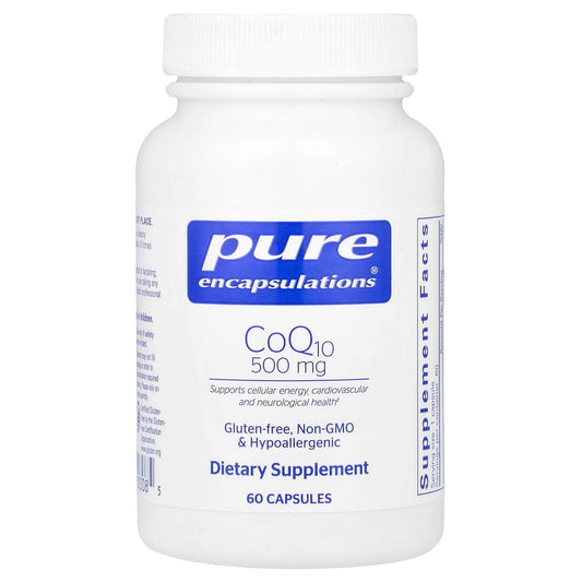 Pure Encapsulations, CoQ10, 500 mg, 60 Capsules - Image 1