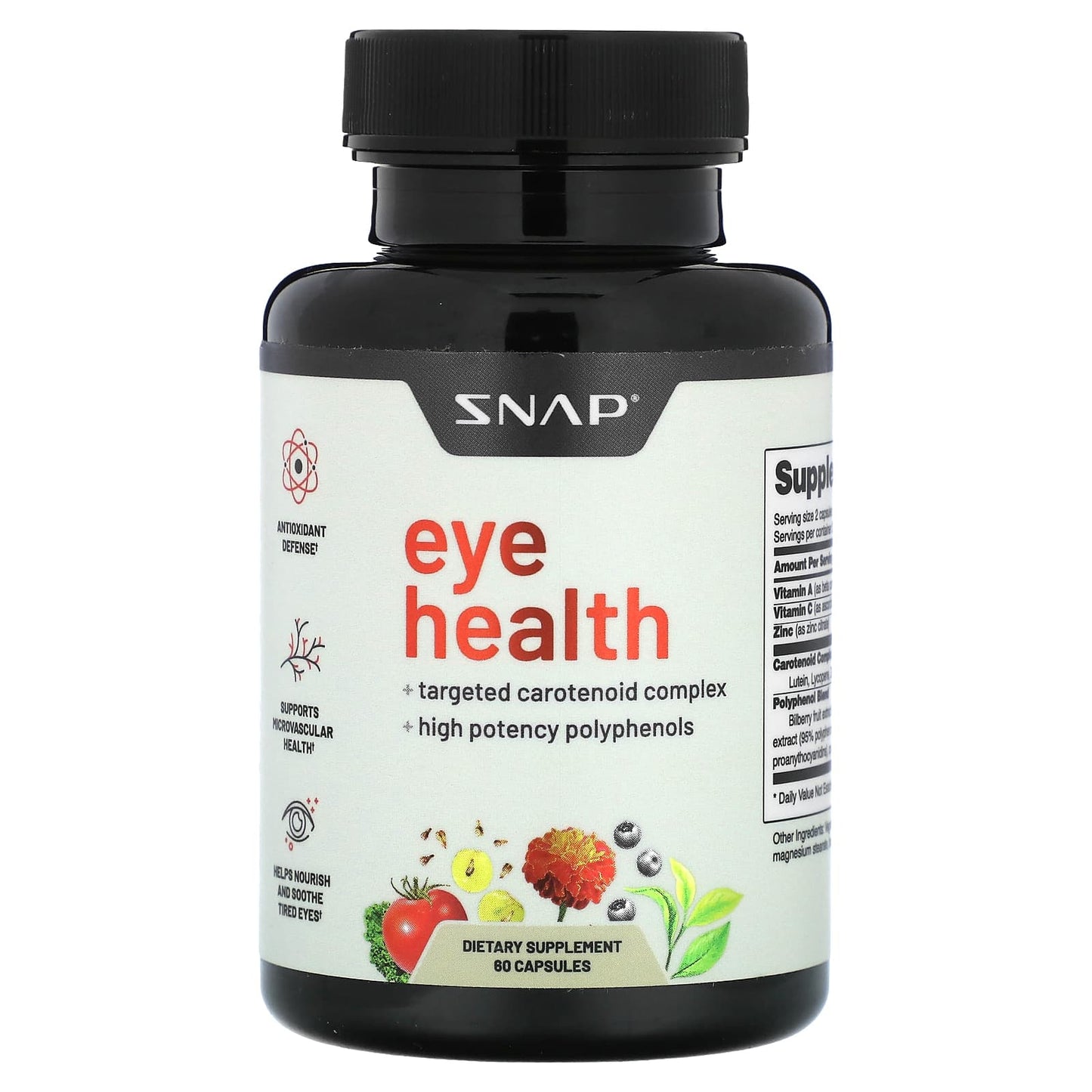 Snap Supplements, Eye Health, 60 Capsules - Image 1
