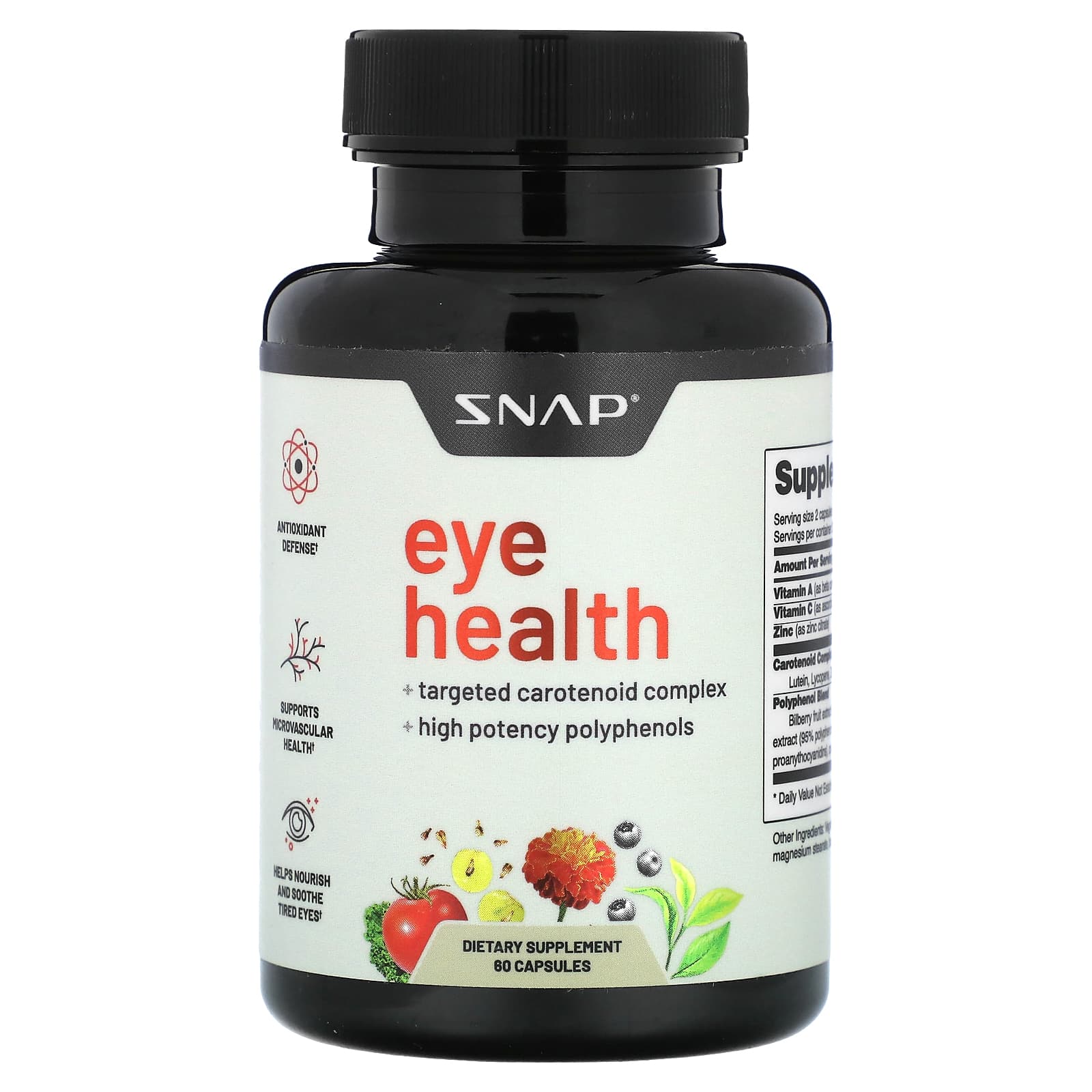 Snap Supplements, Eye Health, 60 Capsules - Image 1