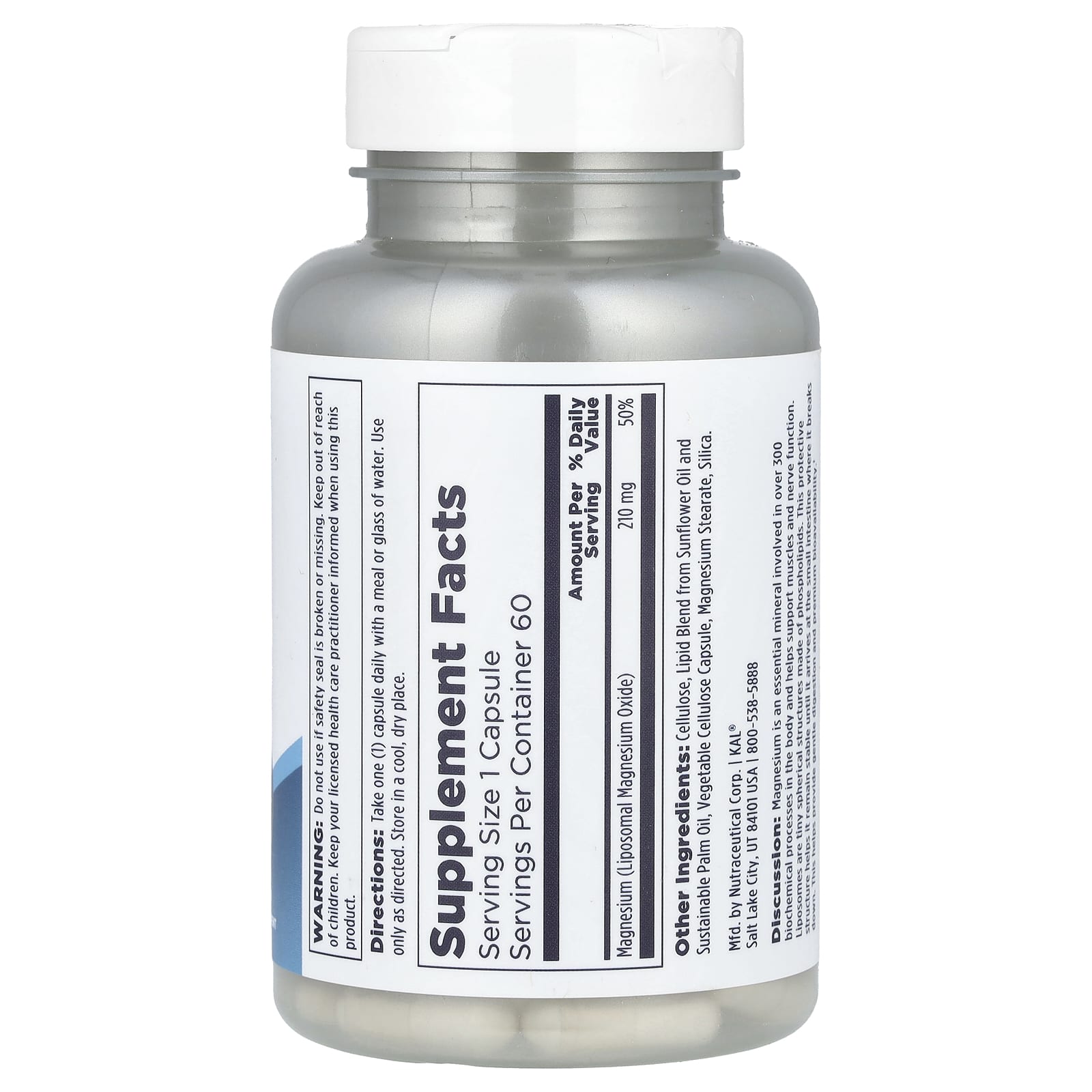KAL Liposomal Magnesium Supplements for Muscle & Nerve Support - Image 2