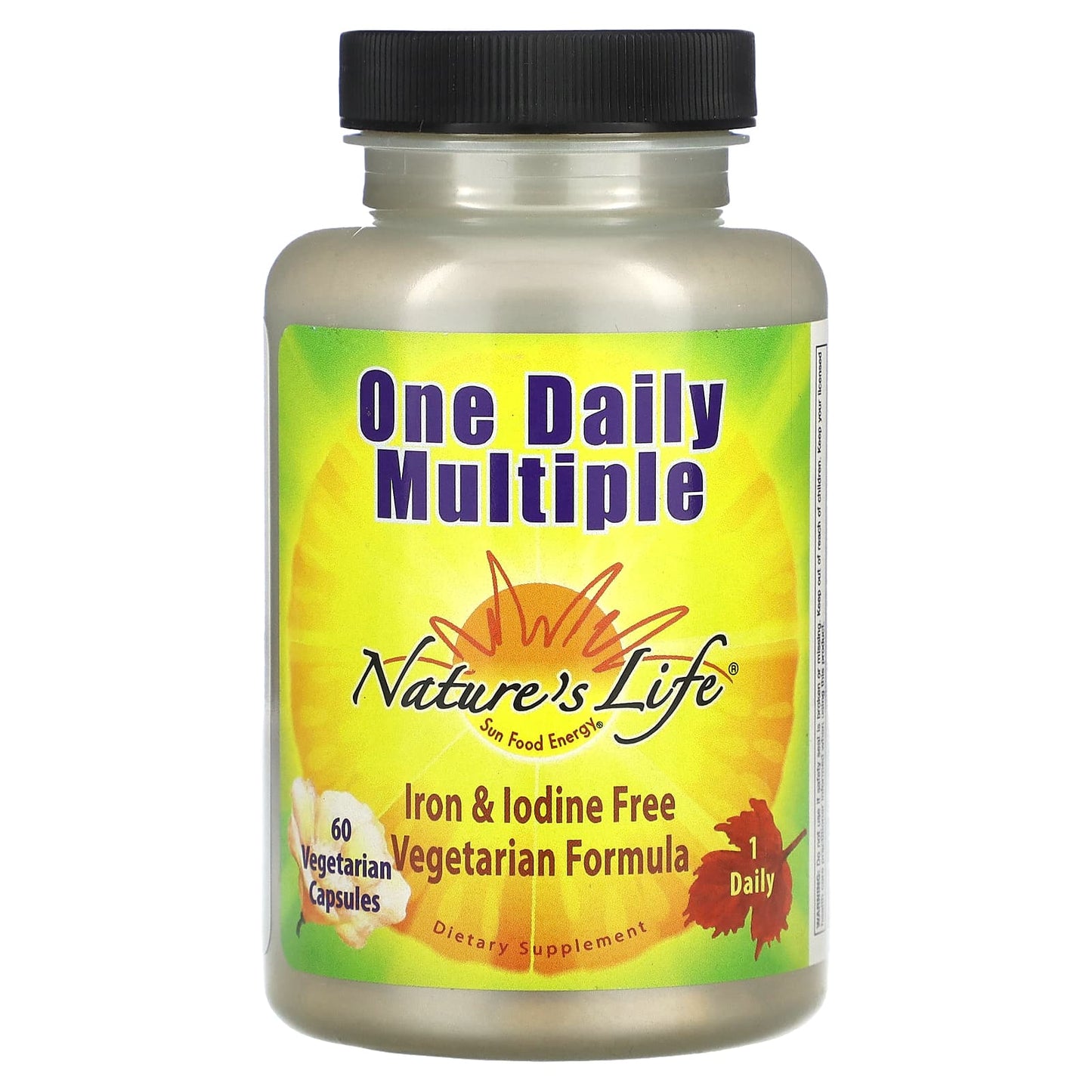 Nature's Life, One Daily Multiple, 60 Vegetarian Capsules - Image 1